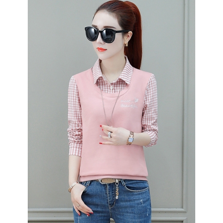 blouse  wanita korea T6390