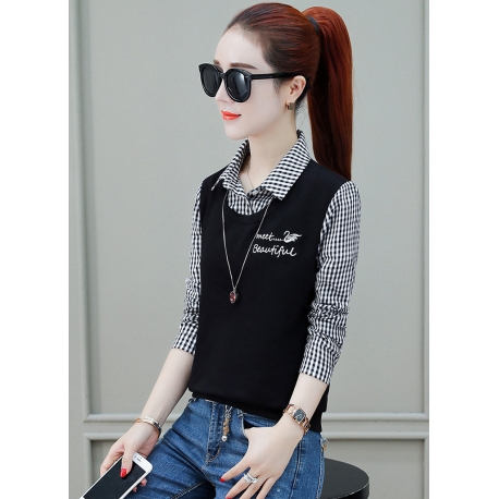 blouse  wanita korea T6391