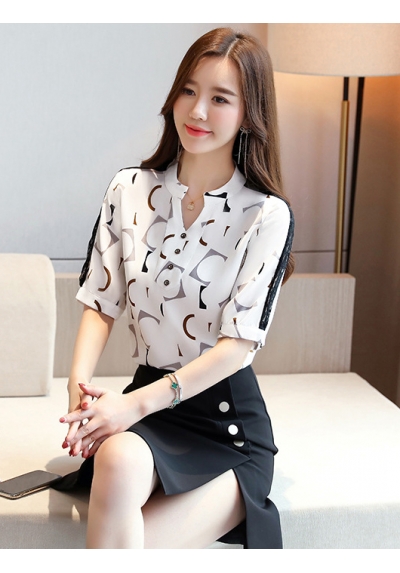 blouse  wanita korea T6399