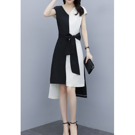 dress wanita korea D6414