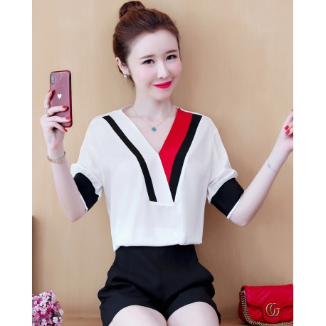 blouse  wanita korea T6405