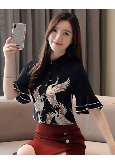 blouse  wanita korea T6406