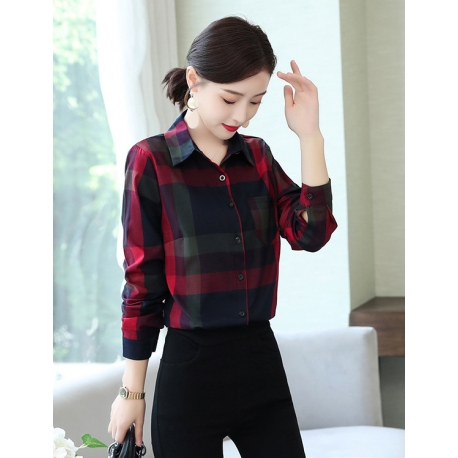 kemeja  wanita import T6410