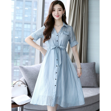 dress wanita korea D6425