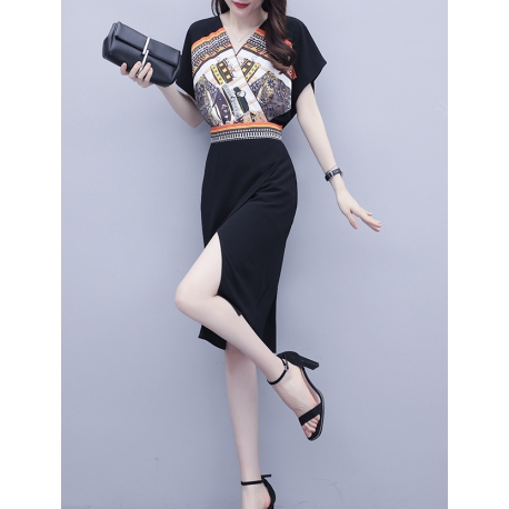 dress wanita korea D6426