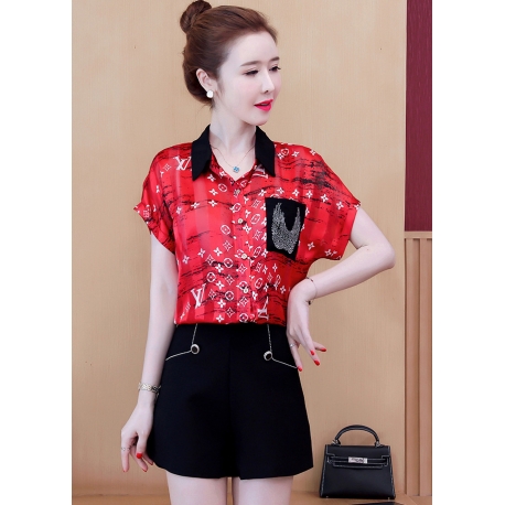 kemeja  wanita import T6435