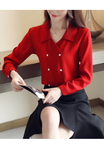 blouse  wanita korea T6439