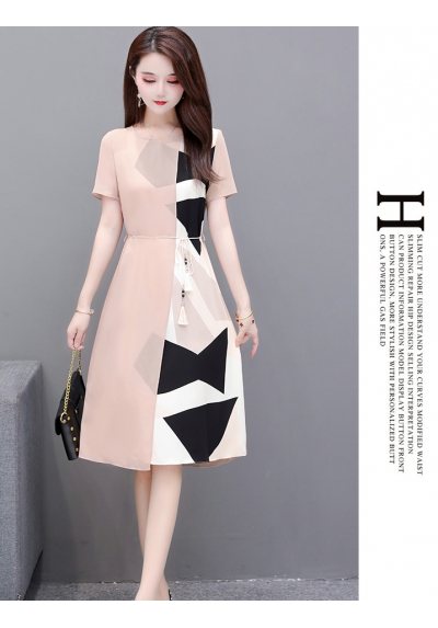 dress wanita korea D6449