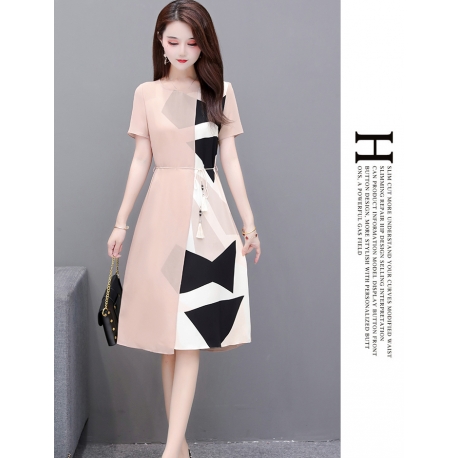 dress wanita korea D6449