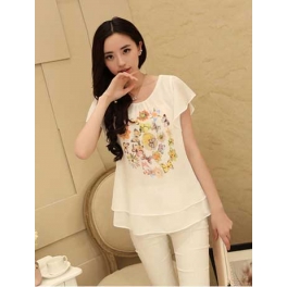 blouse wanita model korea T1528