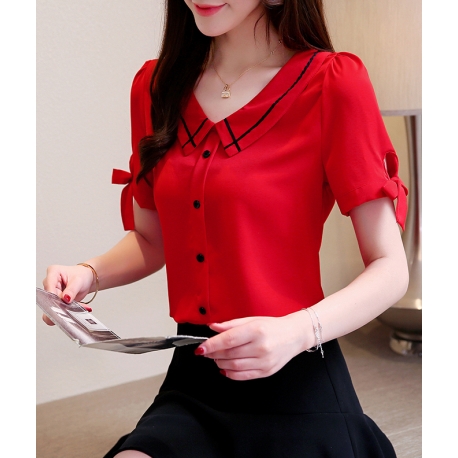 blouse  wanita korea T6459