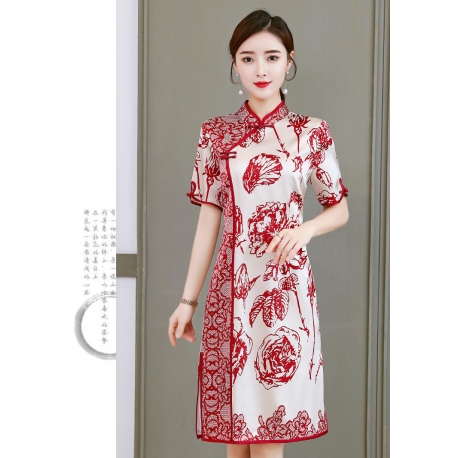 dress cheongsam import D6450