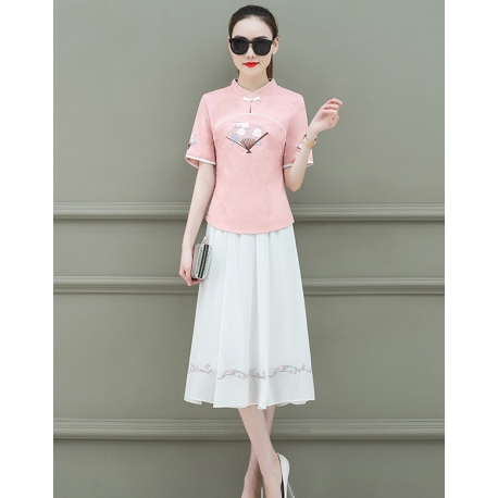 setelan cheongsam import D6465