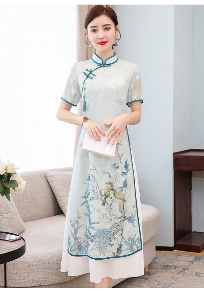 dress cheongsam import D6469