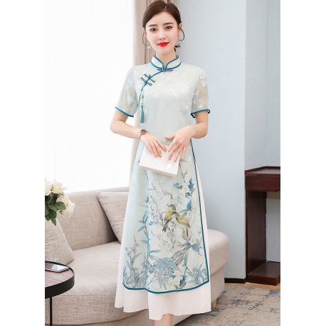 dress cheongsam import D6469