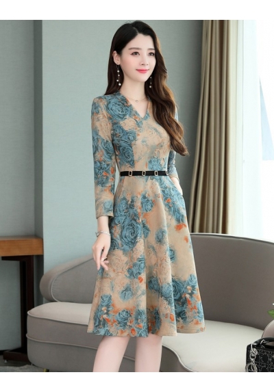 dress wanita korea D6471