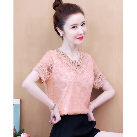 blouse brukat korea T6475