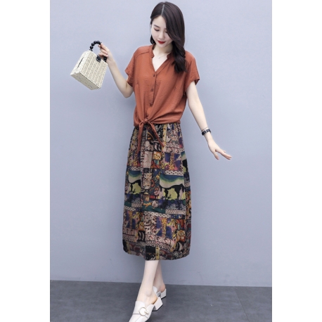 setelan wanita korea D6474