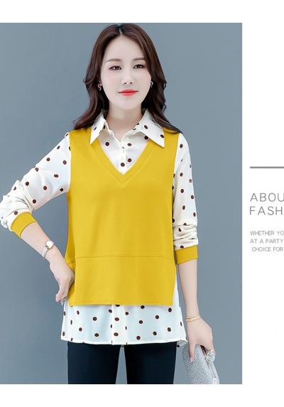 blouse wanita korea T6479