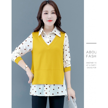 blouse wanita korea T6479