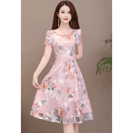 dress wanita korea D6478