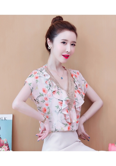 blouse wanita korea T6502