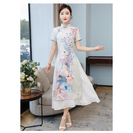 dress cheongsam import D6493