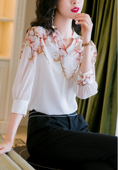 blouse wanita korea T6510