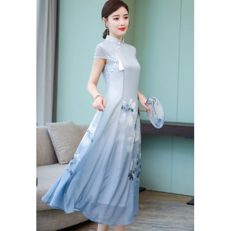 dress cheongsam import D6504