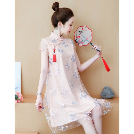 dress cheongsam import D6507