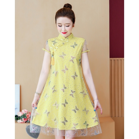 dress cheongsam import D6521