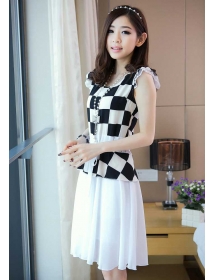 dress wanita import D1372