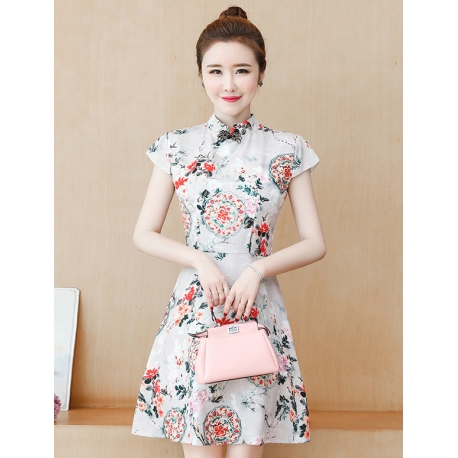 dress cheongsam import D6534