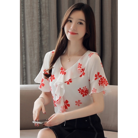 blouse  wanita korea T6557