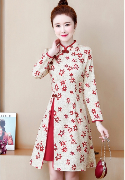 dress cheongsam import D6542