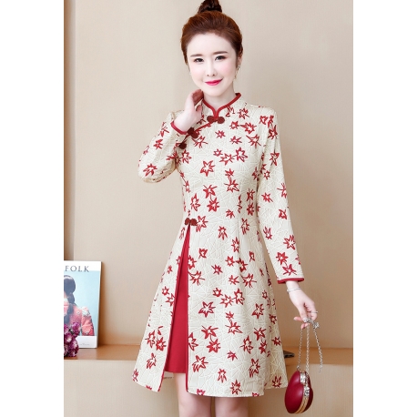 dress cheongsam import D6542