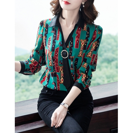 blouse  wanita korea T6560