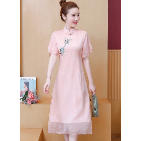 dress cheongsam import D6523