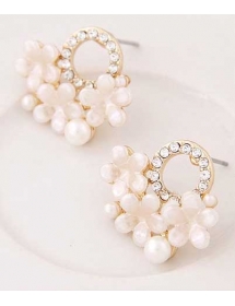 anting wanita motif bunga TT0193