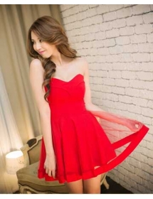 dress kemben model korea D1391