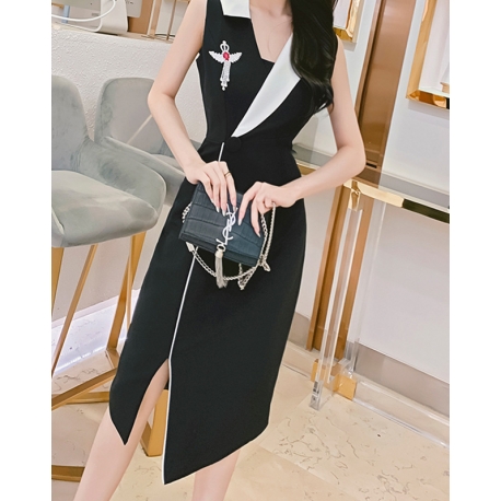 dress wanita korea D6583