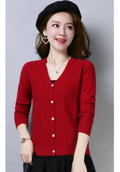 cardigan rajut import T6587