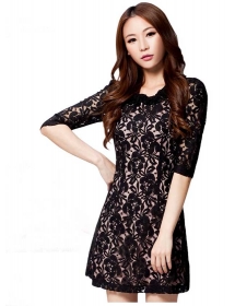 dress brukat import D1402