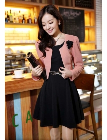 dress wanita korea D1403