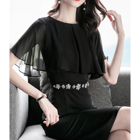 dress wanita korea D6591