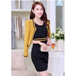 dress wanita korea D1406