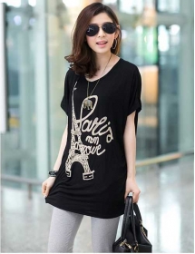 blouse import motif eiffel paris T1576