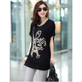 blouse import motif eiffel paris T1576