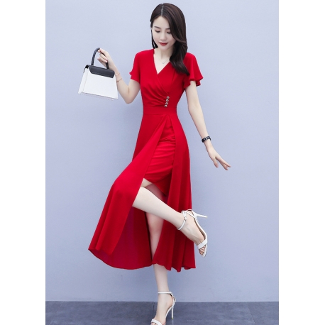 dress wanita korea D6620