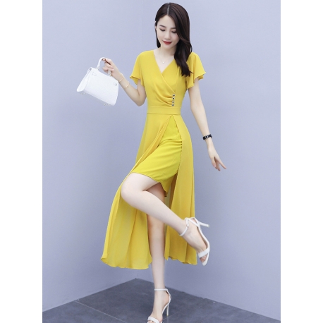 dress wanita korea D6625